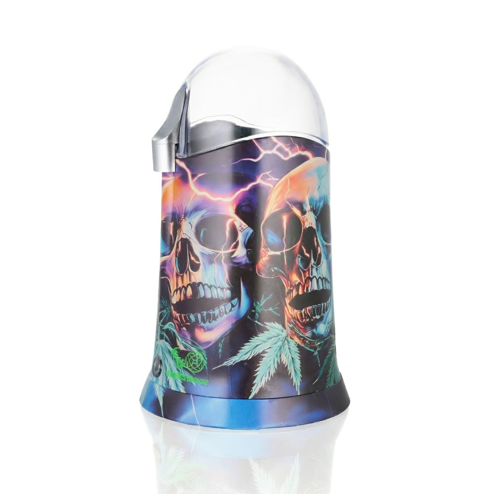 Electric Weed grinder Kmart coffee grinder Skulls and weed Leafs