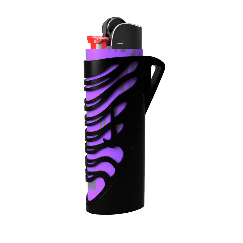 TN Silicon BIC Lighter Case Black Bong Warehouse