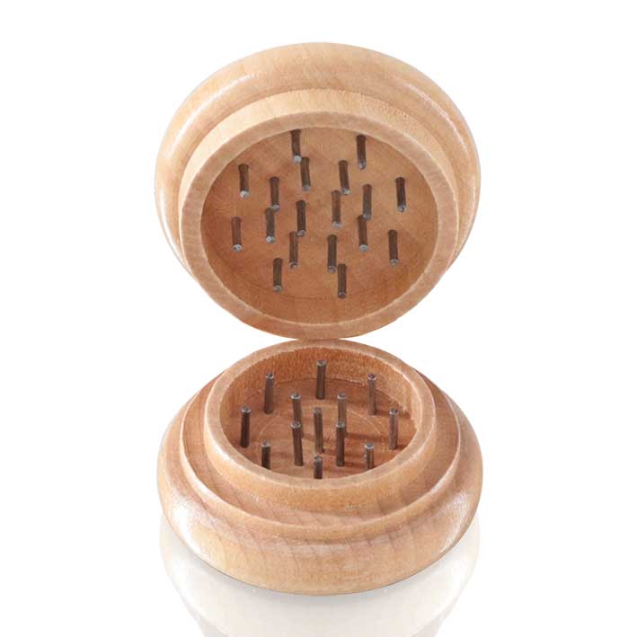 Eco Wooden Weed Grinder - Light wood