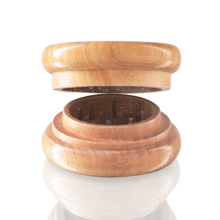 Eco Wooden Weed Grinder - Light wood