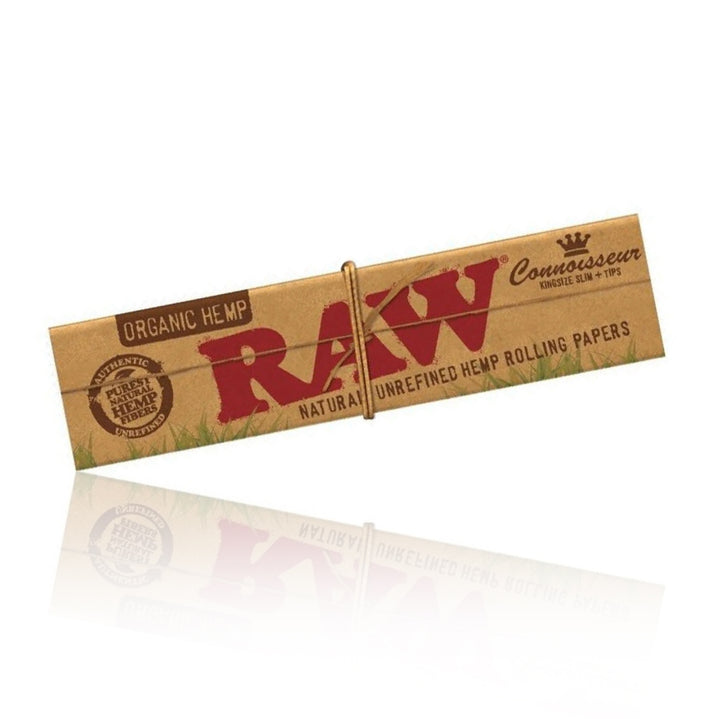 RAW - Organic Hemp 1 1/4 Joint Rolling Papers And Tips