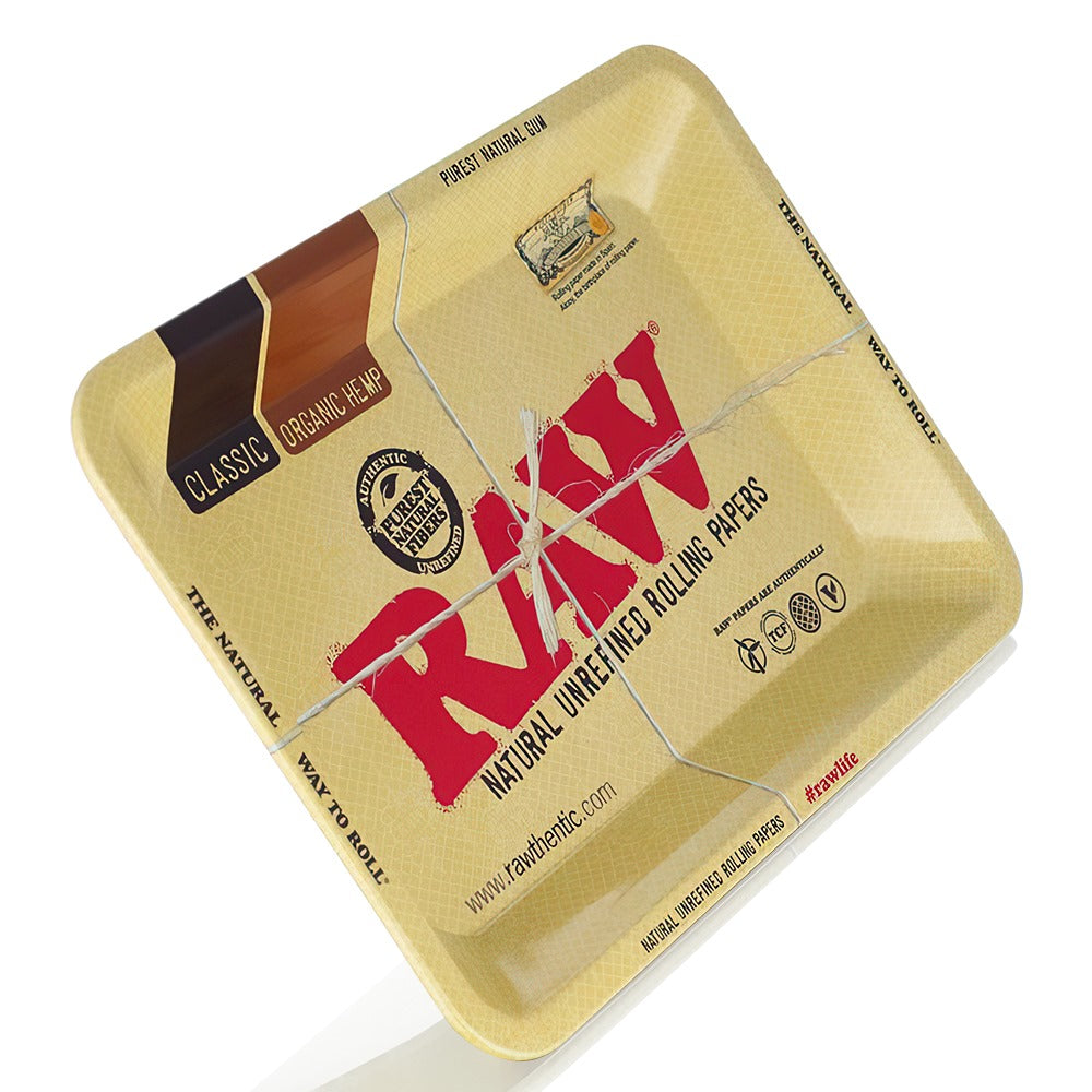 RAW - Medium Blunt Rolling Tray - Classic side