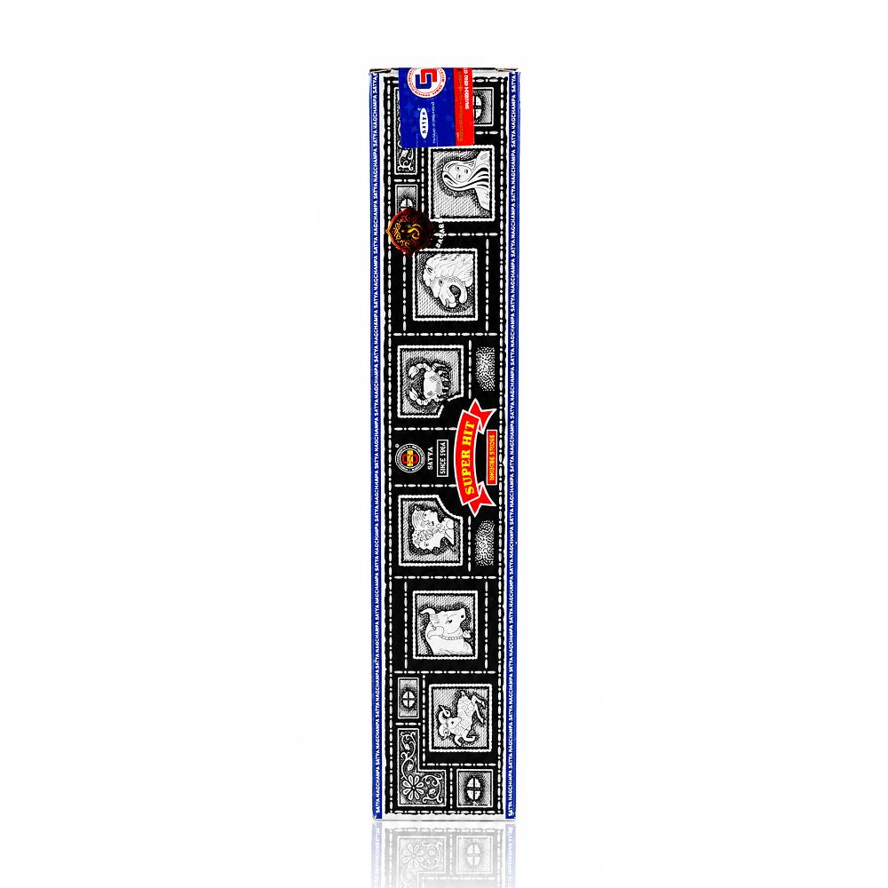 Satya Super Hit Incense Sticks 15g - side view on a white background