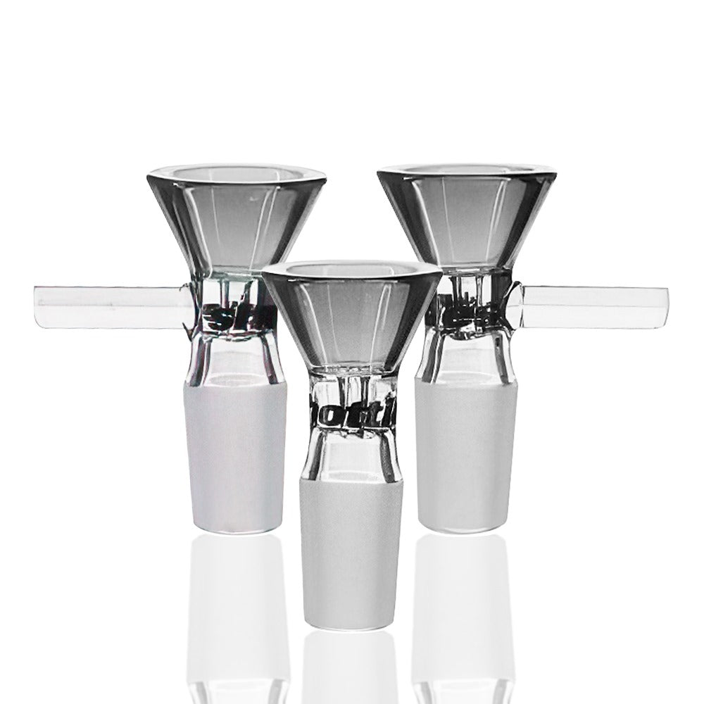 Shotties™ - 3 x Cone Handle (Bowl) 14mm Male - Smoke