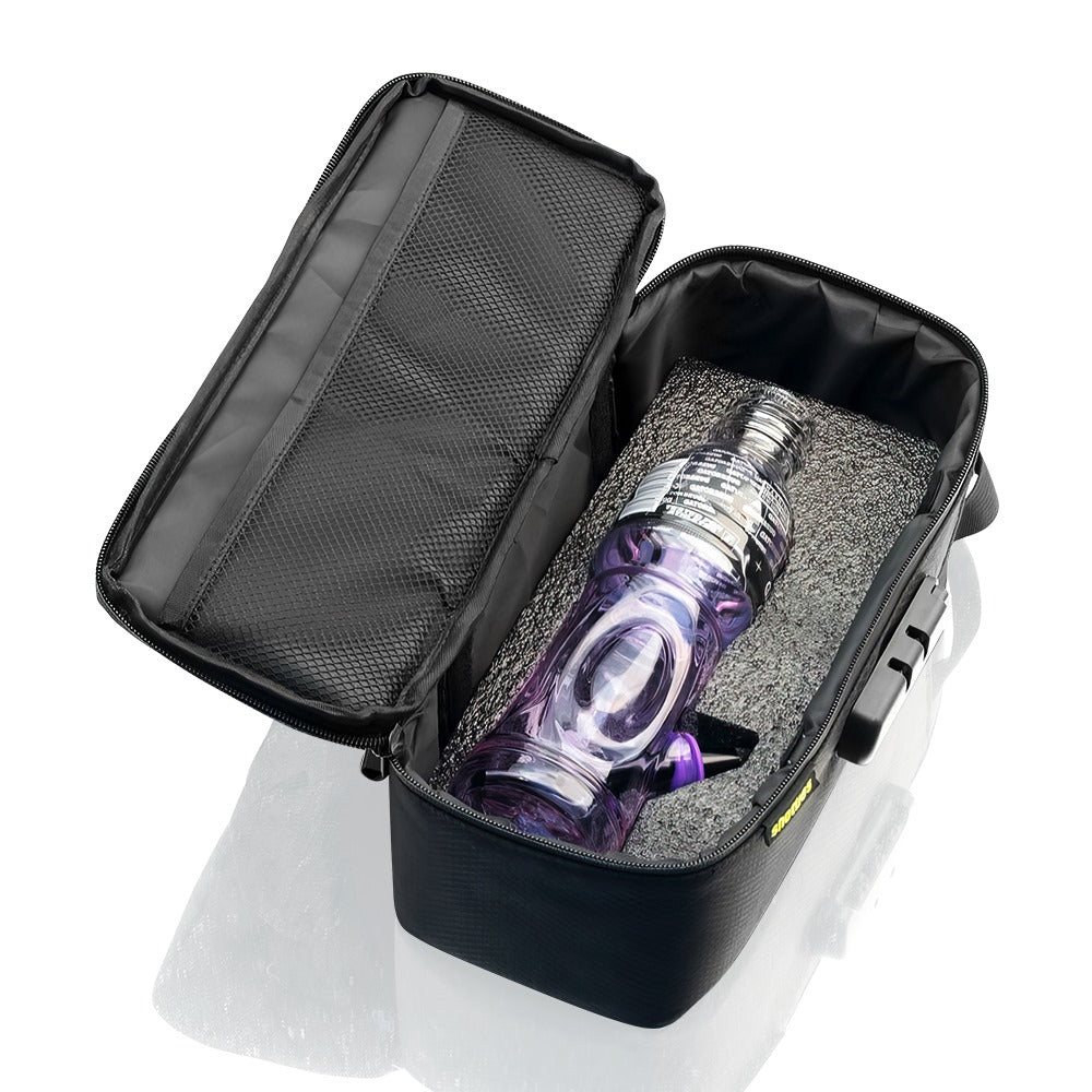 Shotties - Lockable Bong Bag - Black with gatorbeug