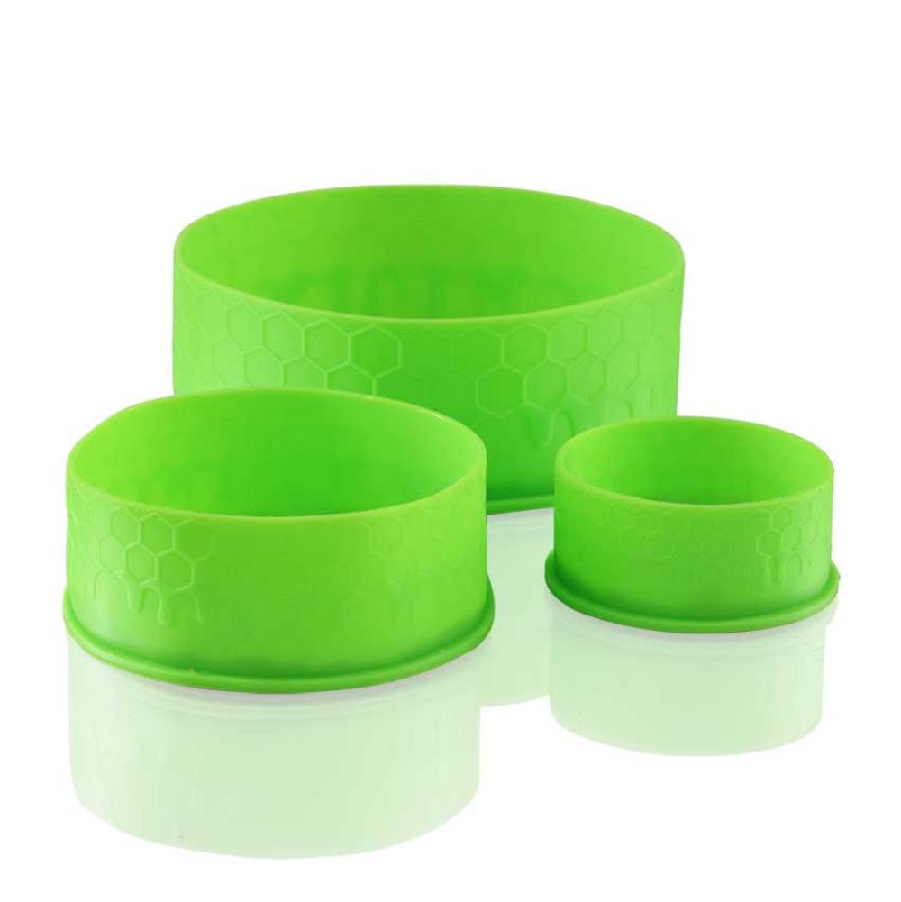 Hookah Protective Silicone Sleeve Kits - Green 3 pack
