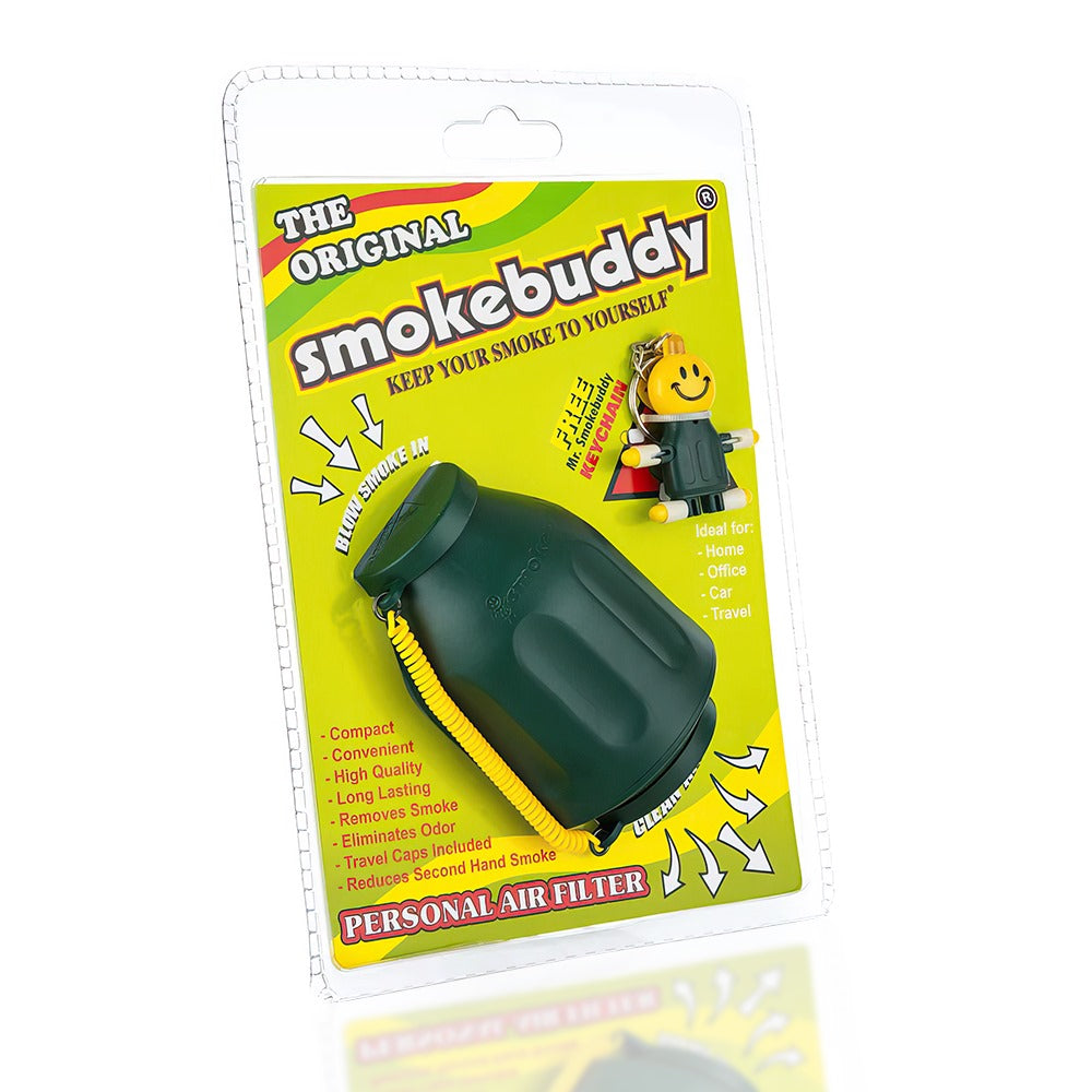Smoke Buddy - Original Air Filter - Bottle Green packaging 2