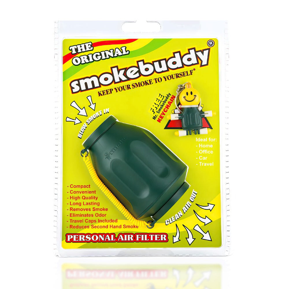 Smoke Buddy - Original Air Filter - Bottle Green packaging