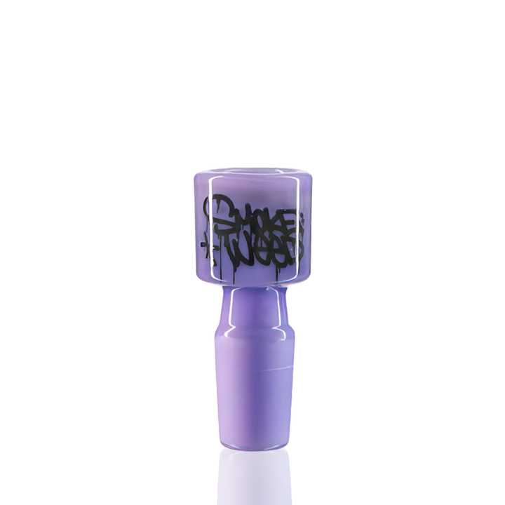 Bong Warehouse - Art Bowl 14mm Male -Purple Smoke Weed