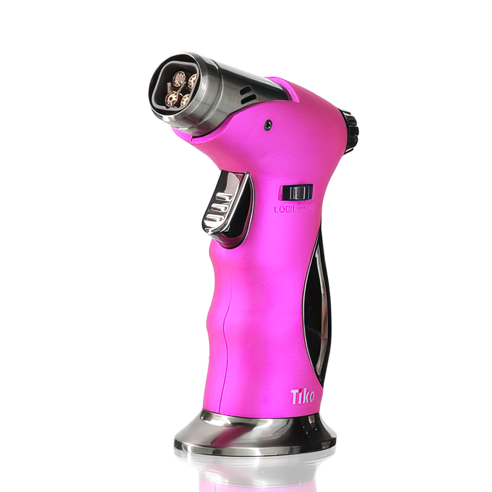 Tiko - Gun Jet Torch Lighter - Pink front