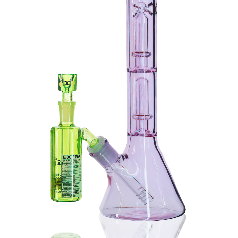 Tube Ash Catcher - Green Anime bowl shotties
