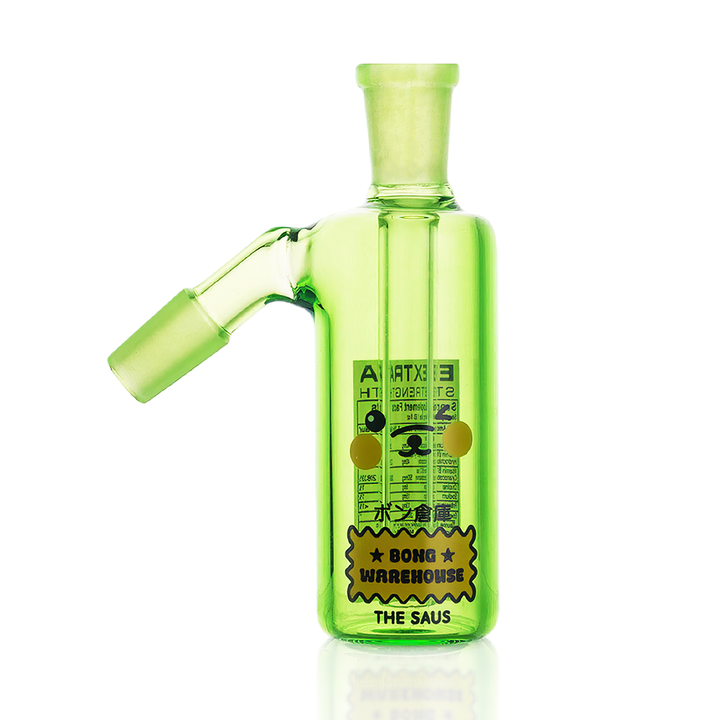 Bong Warehouse - Tube Ash Catcher - Green Anime