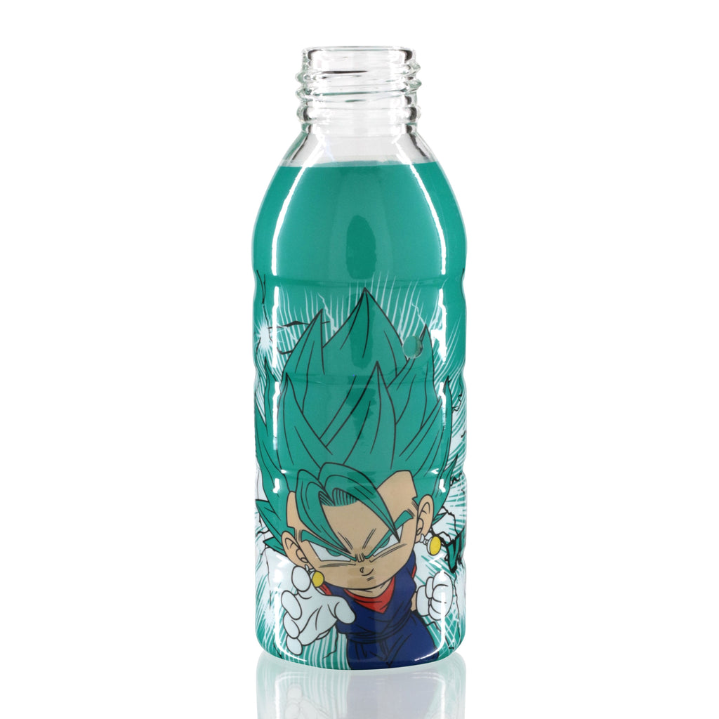 Mini Bottle 17.5cm Glass Bong - Aqua Vagito front