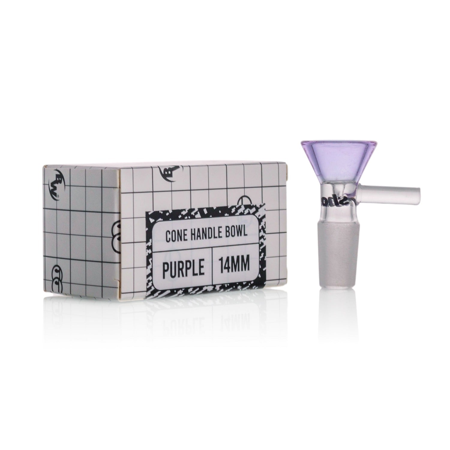 Shotties™ - Cone Handle (Bowl) 14mm Male - Purple