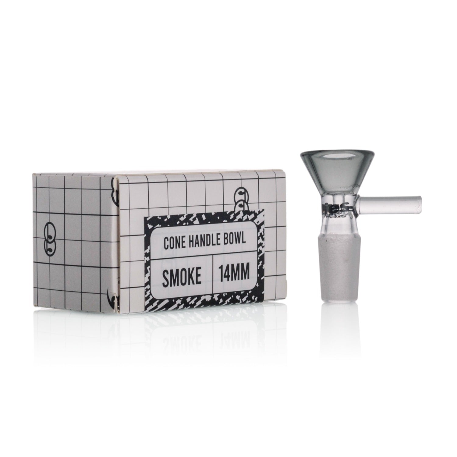 Shotties™ - Cone Handle (Bowl) 14mm Male - Smoke