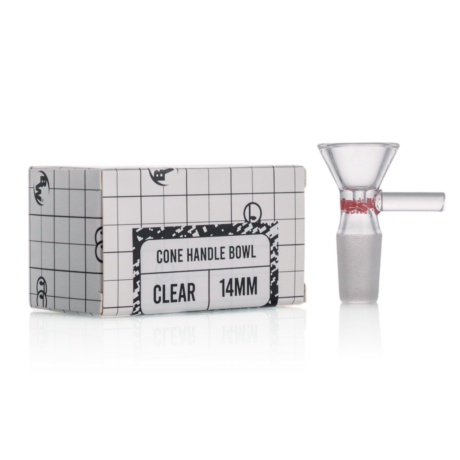 Shotties™ - Cone Handle (Bowl) 14mm Male - Clear