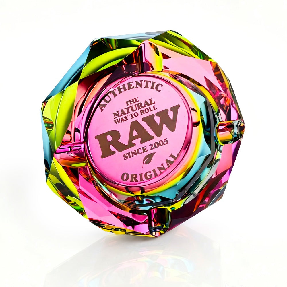 RAW - Glass Ash Tray - Rainbow