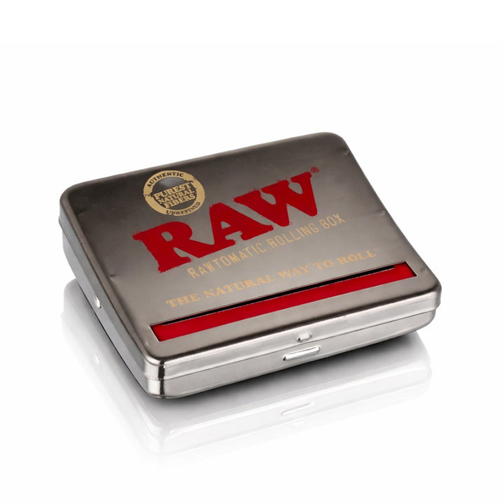 RAW - Automatic Joint Rolling Box King Size 110mm - Silver