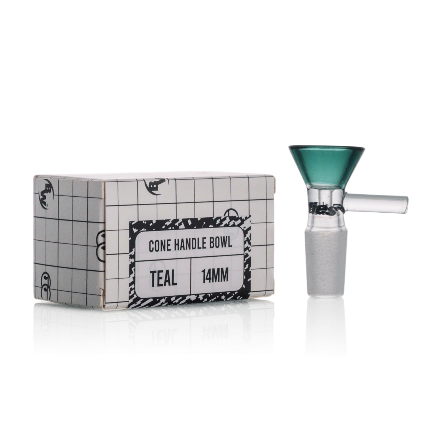 Shotties™ - Cone Handle (Bowl) 14mm Male - Teal