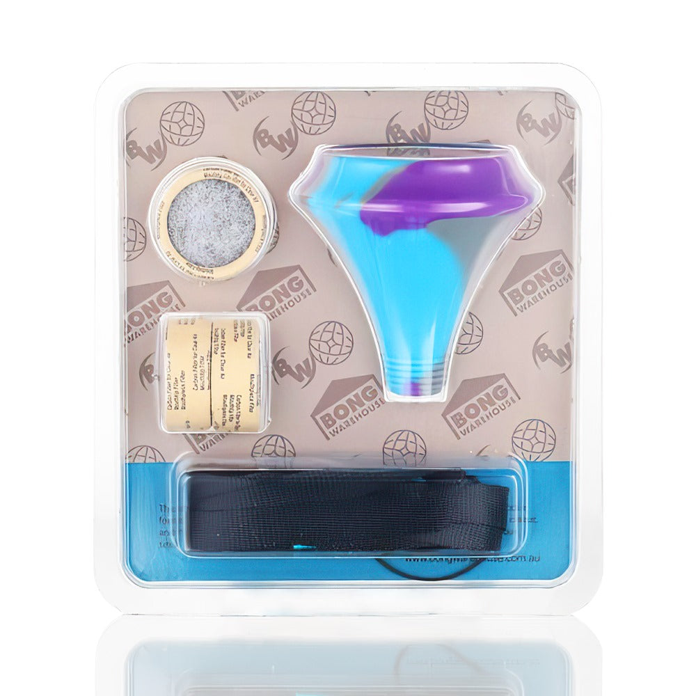 BW - Silicone Mouth piece and filter kit - Purple/Blue