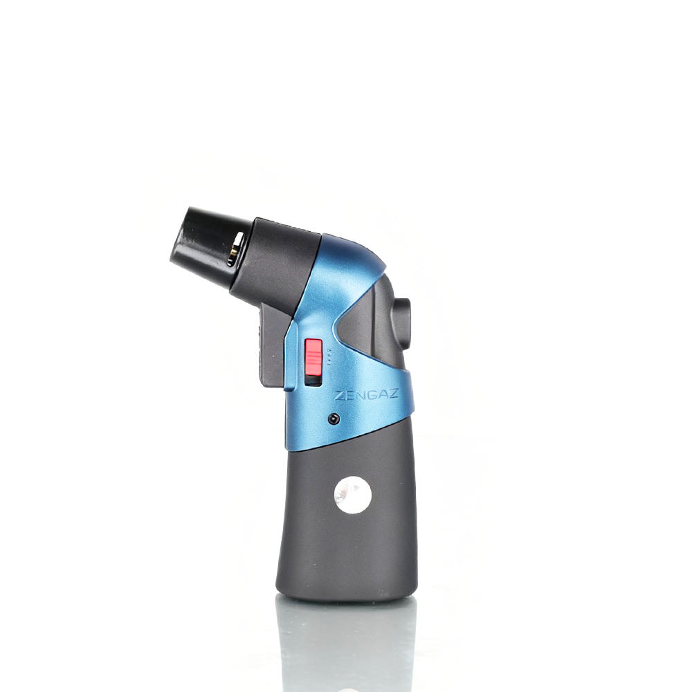 Zengaz - Gun Jet Torch Lighter - Blue handheld device on a white background
