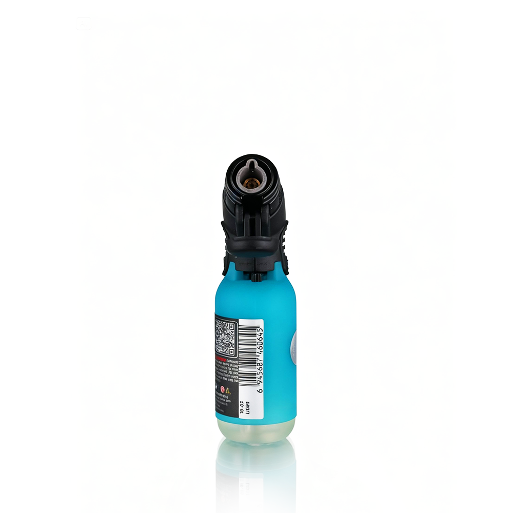 Zengaz - Angle Torch Lighter - Blue with black nozzle on a white background