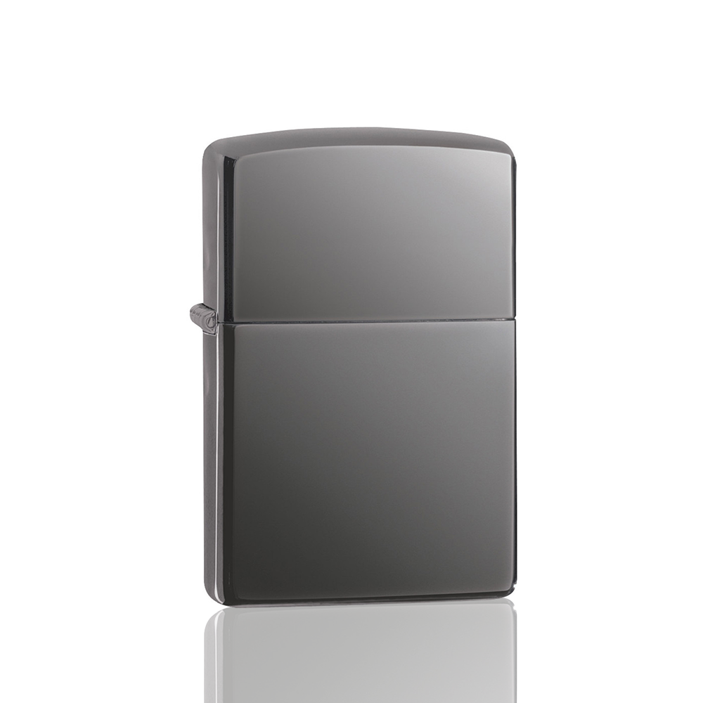 Zippo Lighter - Black Ice front