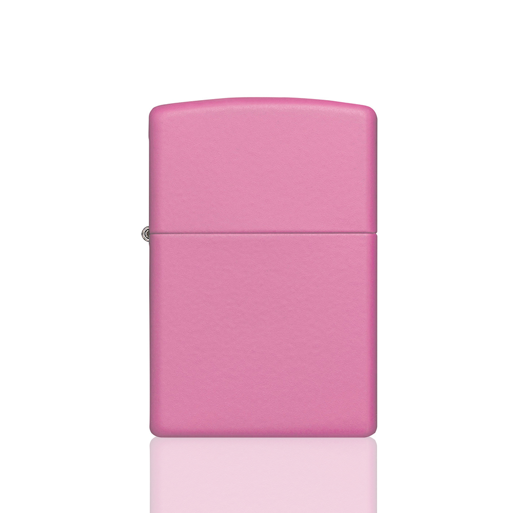 Zippo Lighter - Pink Matte front