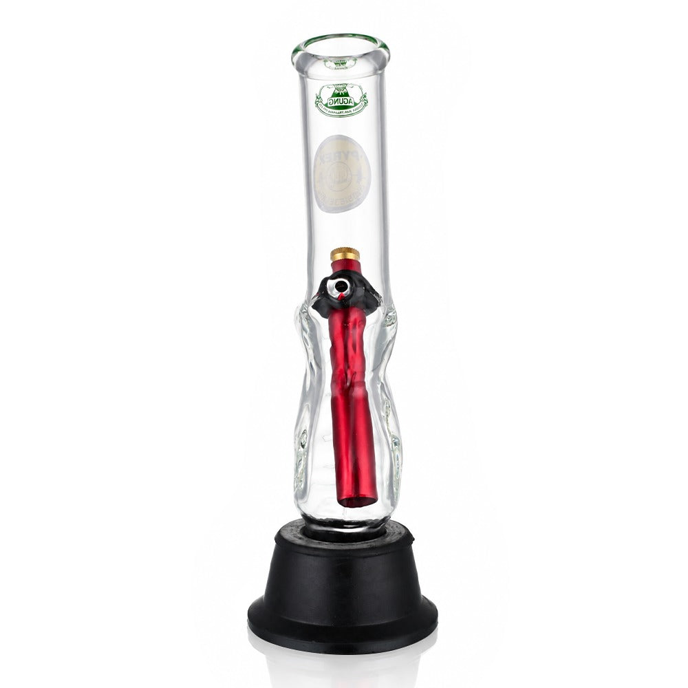Agung - Mini Glass 21cm Gripper Bong - Clear