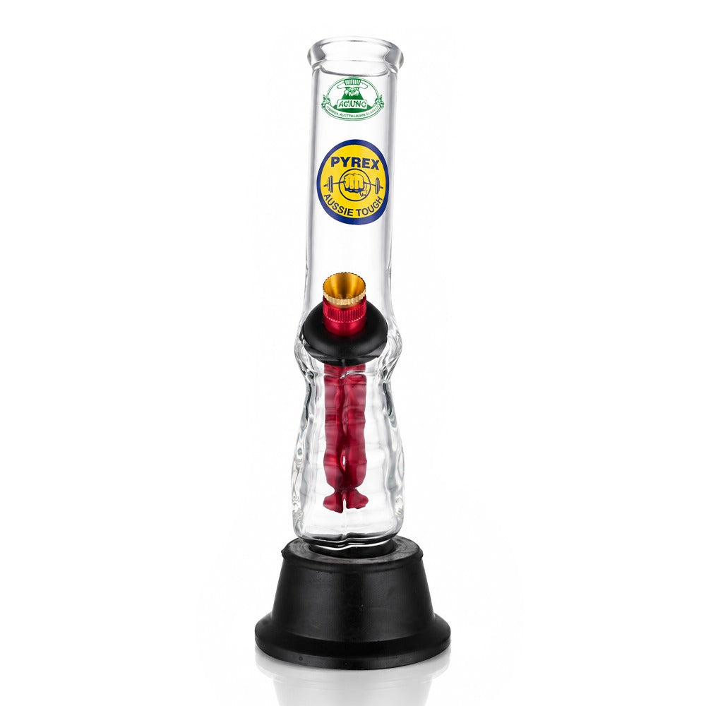 Agung - Mini Glass 21cm Gripper Bong - Clear