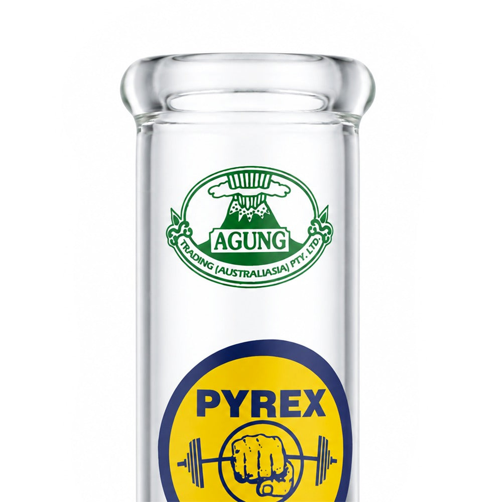 Agung - Mini Glass 21cm Gripper Bong - Clear