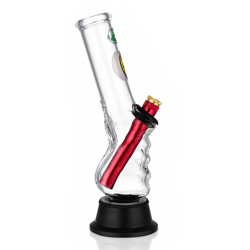 Agung - Mini Glass 21cm Gripper Bong - Clear