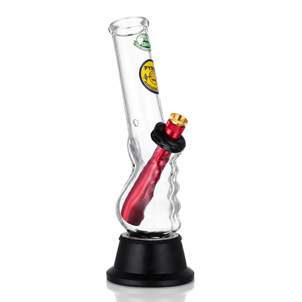 Agung - Mini Glass 21cm Gripper Bong - Clear