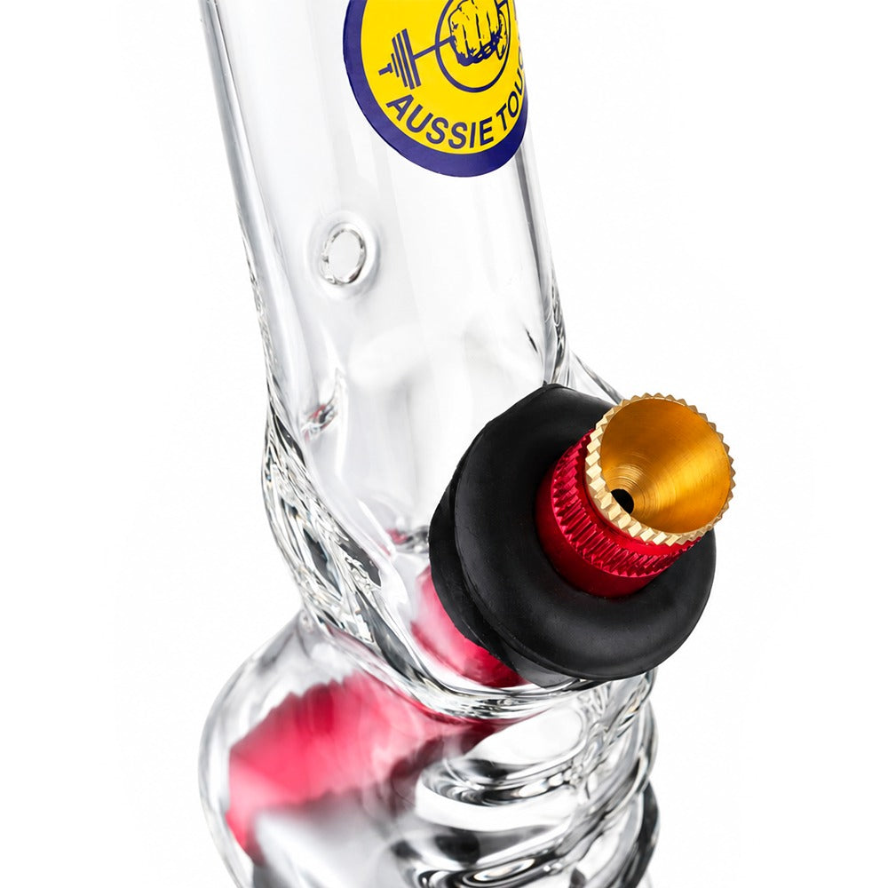 Agung - Mini Glass 21cm Gripper Bong - Clear