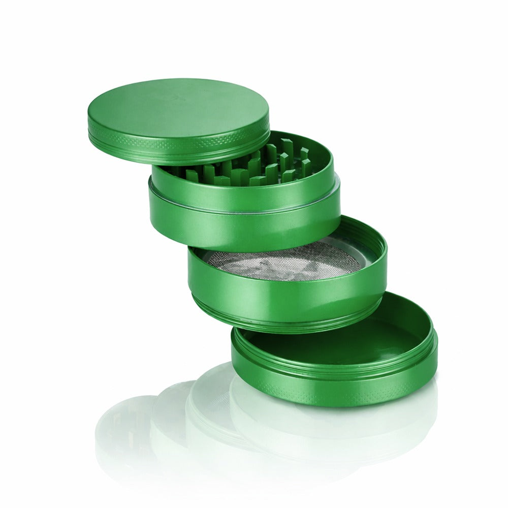 BW Round Metal Weed and Herb Green metal weed grinder