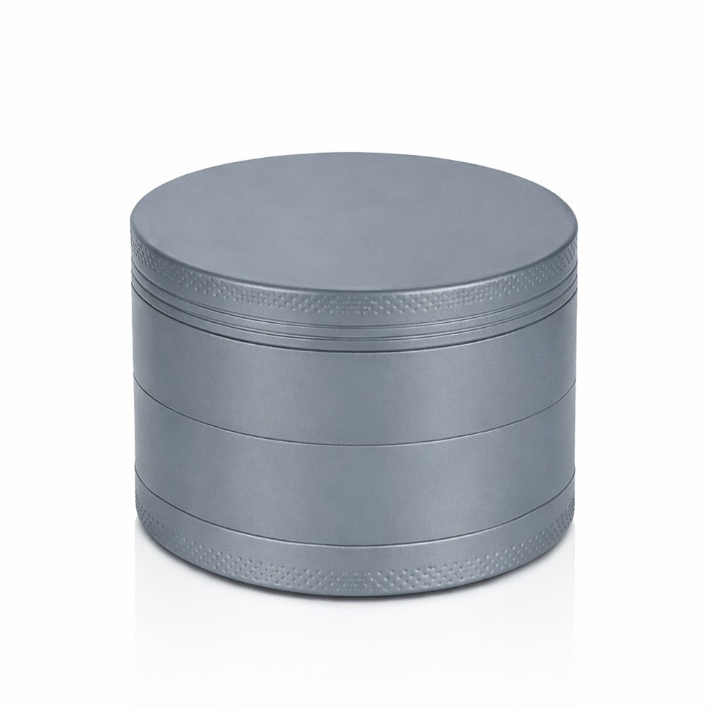 BW Round Metal Weed and Herb Grey metal weed grinder