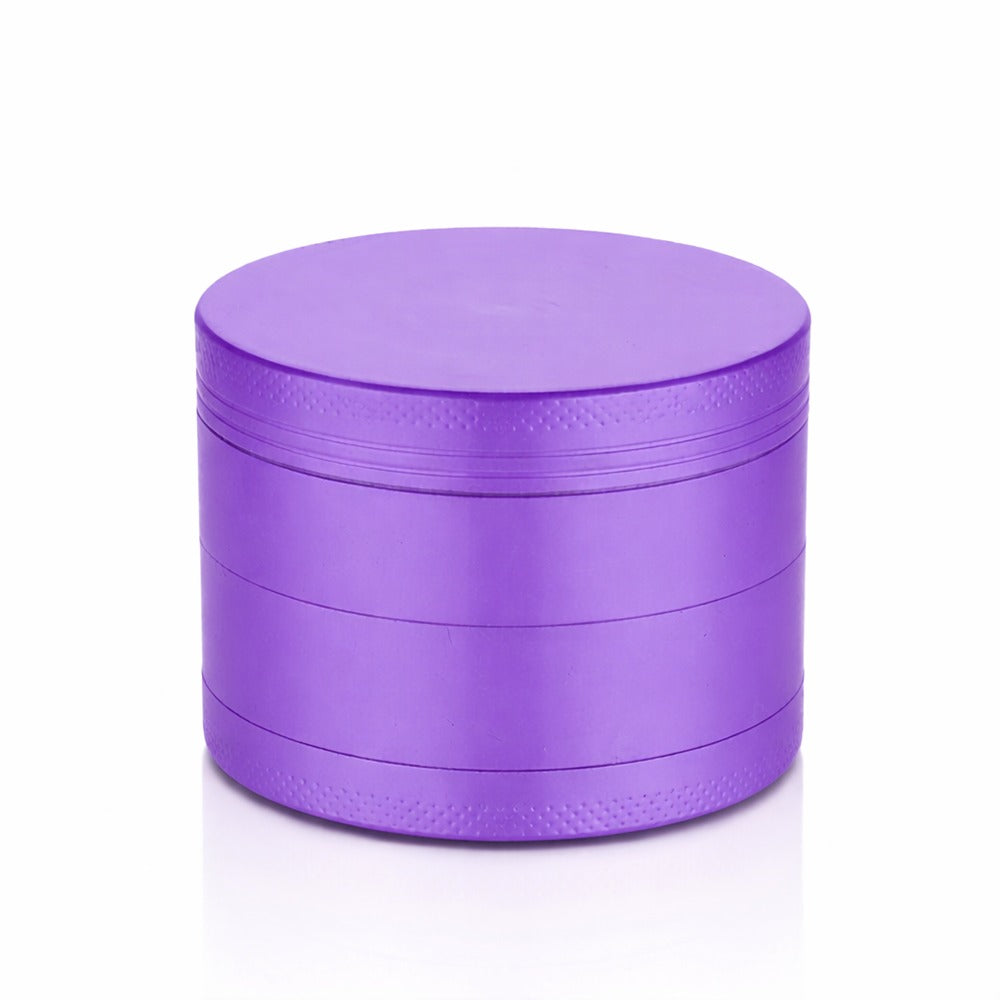 BW Round Metal Weed and Herb Purple metal weed grinder
