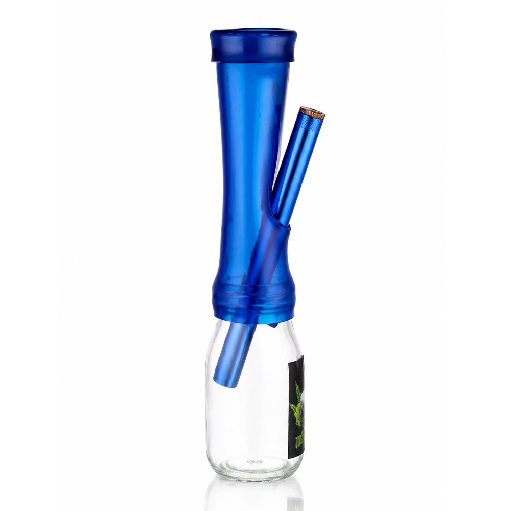 Bong Warehouse 27cm blue Shisha Springer Bong side view