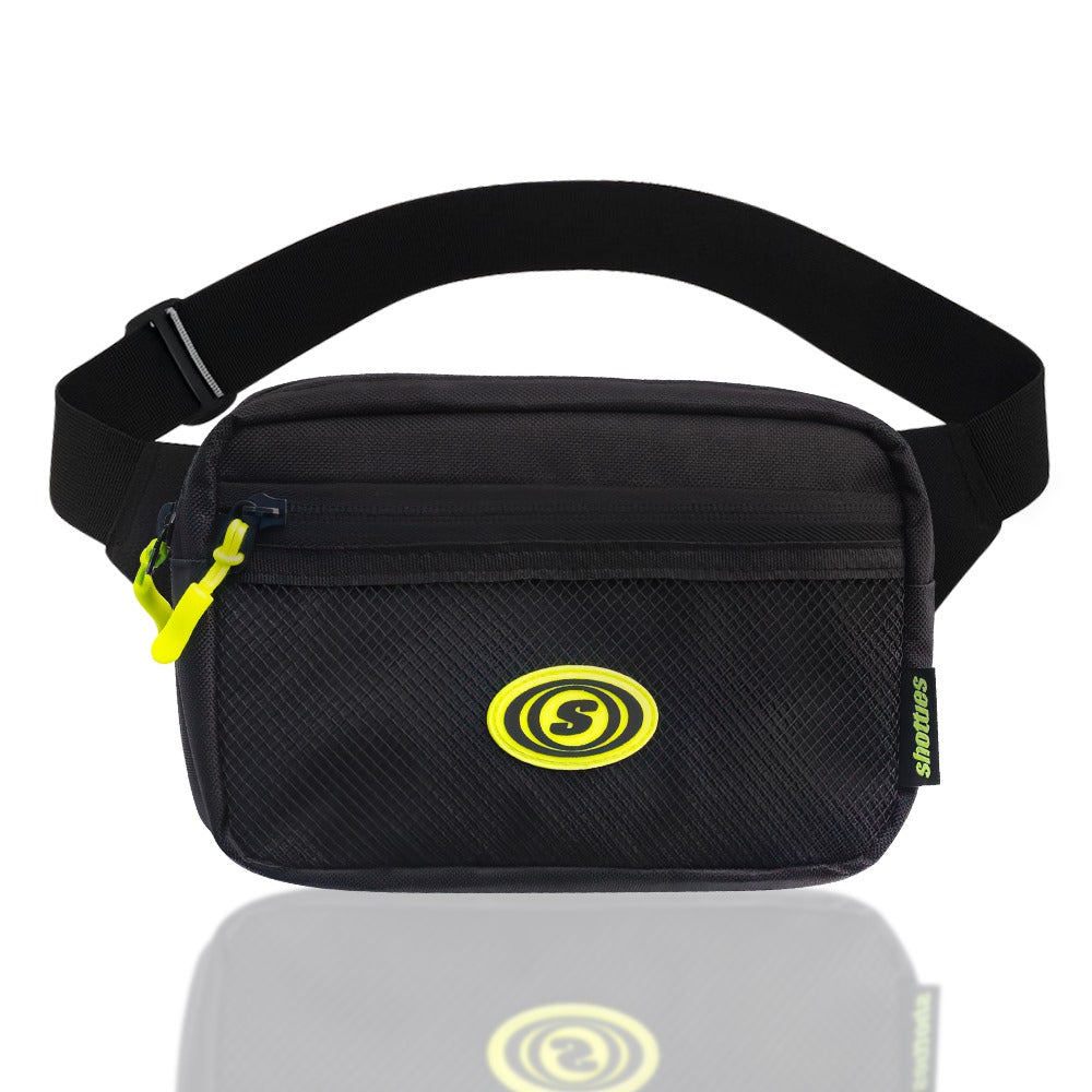 Shotties black smell-proof crossbody bag, included in the Go Big Pack Bundle