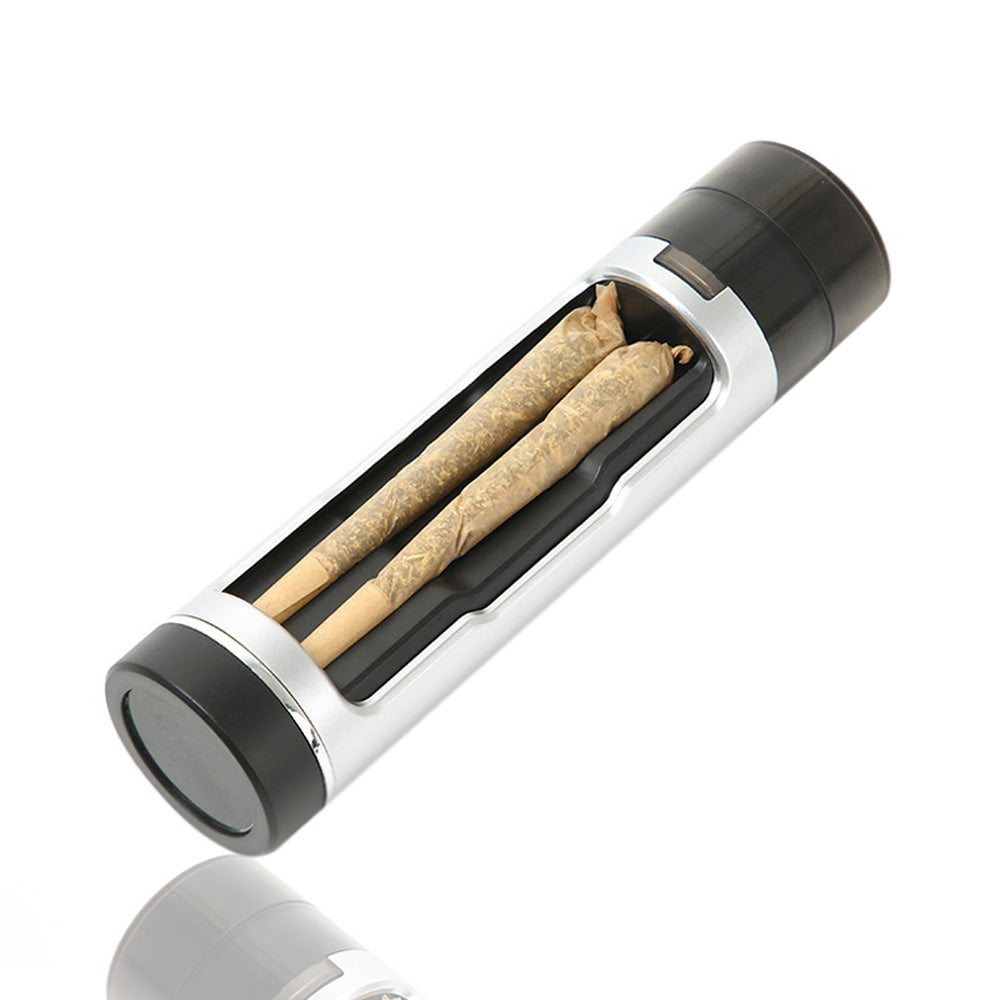 Black rotary cone case grinder and roller, included in the Kitten Pack Bundle