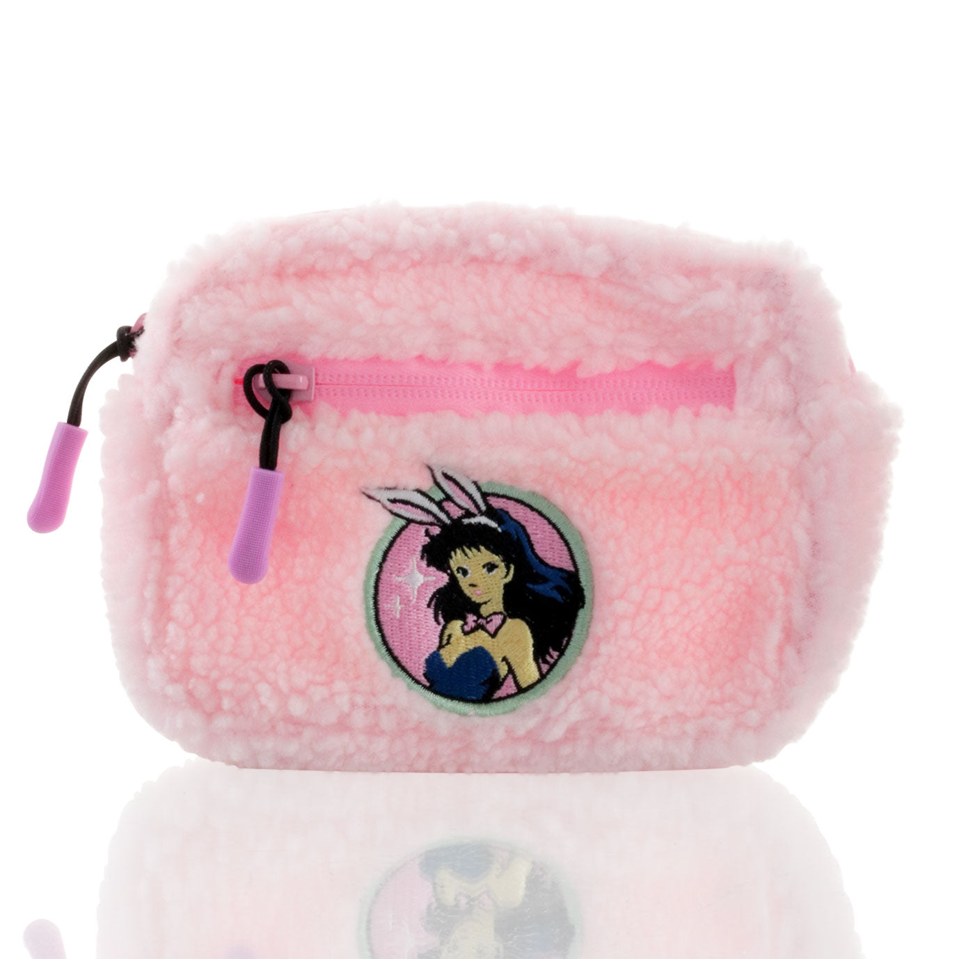 Brunette Bunniii pink Stash Bag