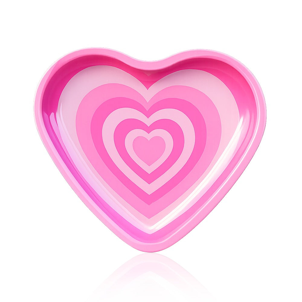 Pink love heart metal rolling tray, included in the Pretty in Pink Pack Bundle