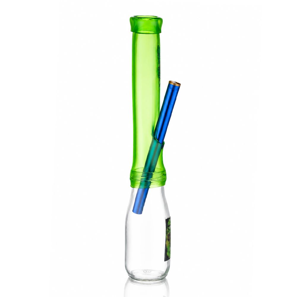 35cm Green Shisha Springer Bong side view