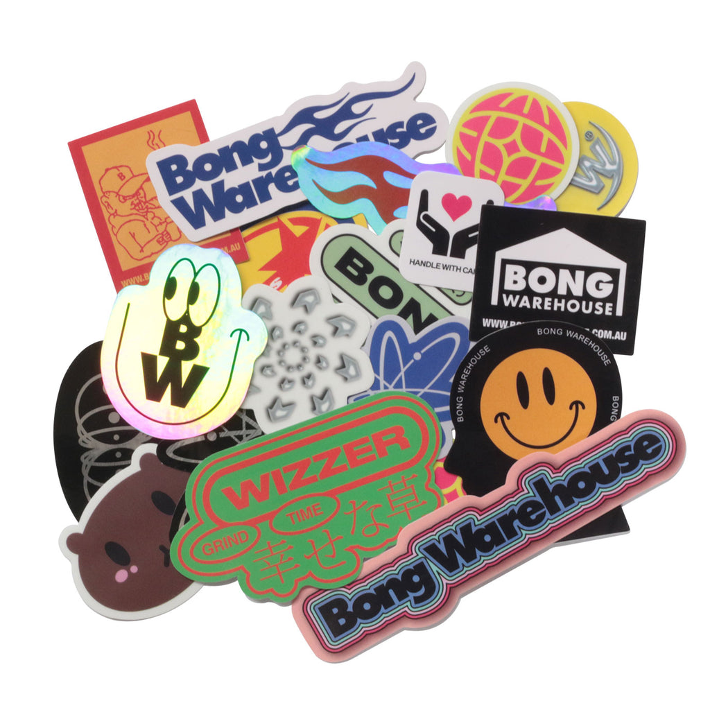 Bong Warehouse Assorted Sticker Pack
