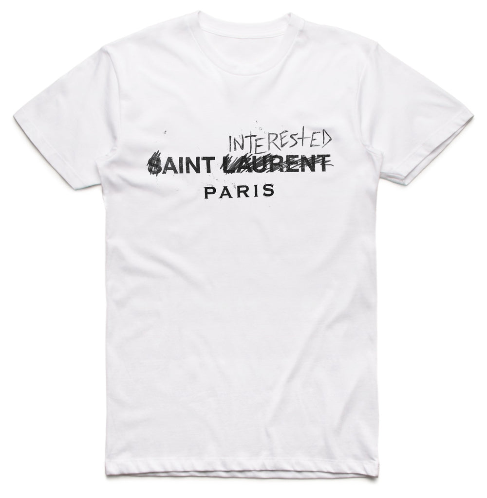 Amiete Ain't Interested - White T-shirt