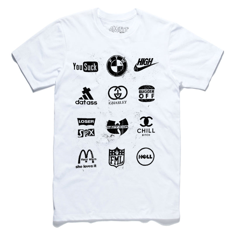 Amiete Logo blaster - White T-shirt