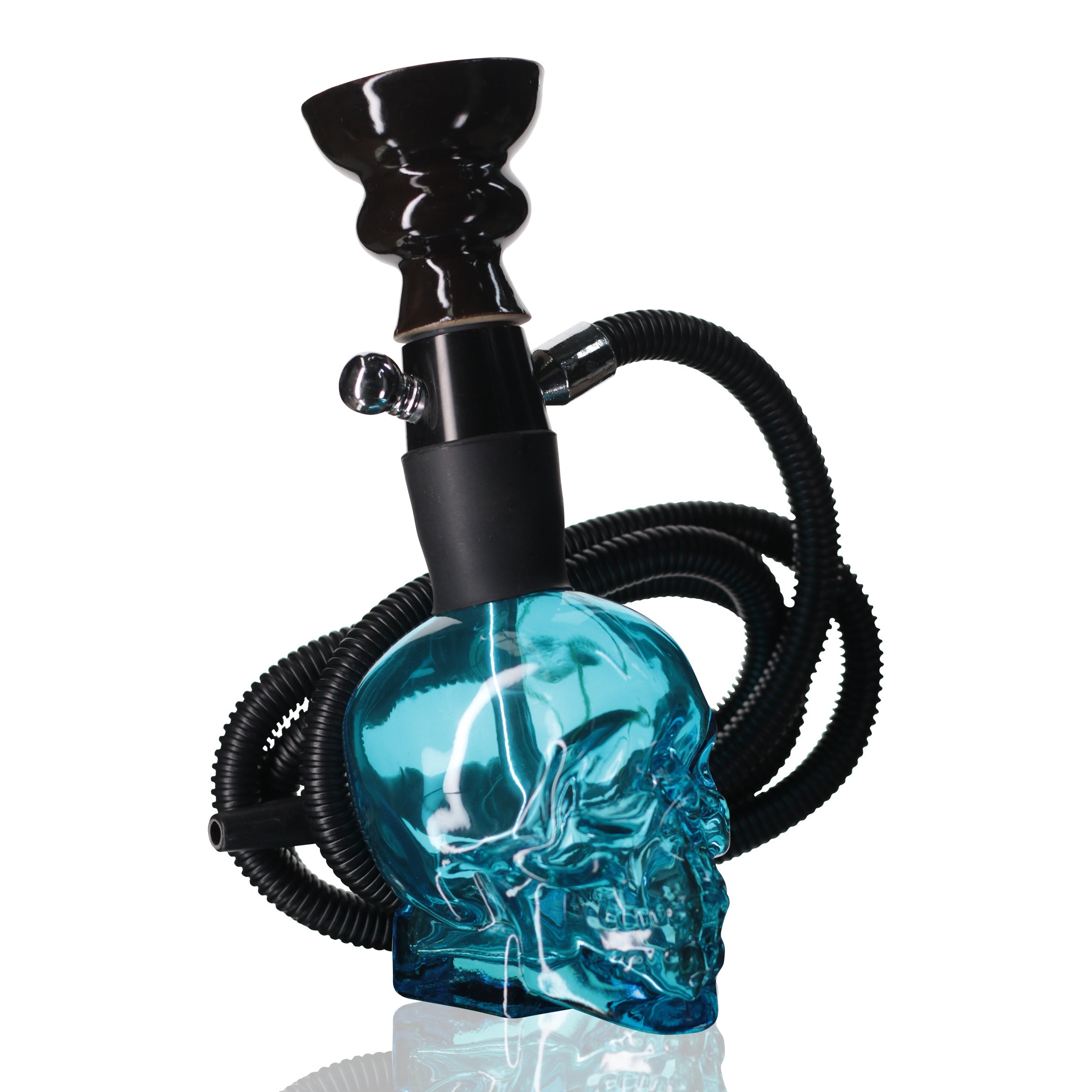 Hookah Skull Head - Blue