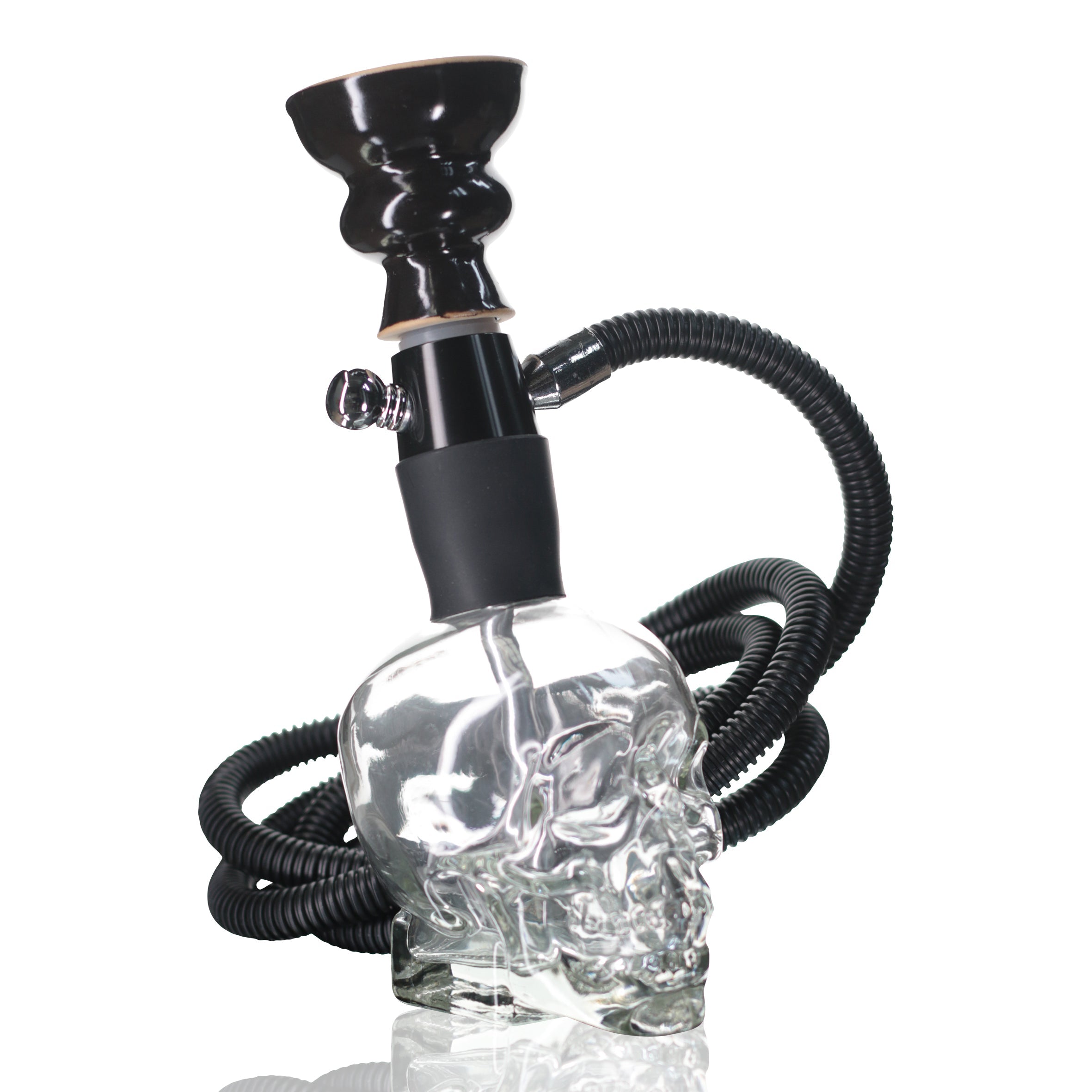 Hookah Skull Head - Clear