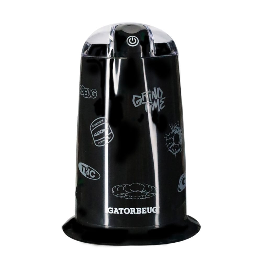 Gatorbeug Black Mullomatic. Electric Weed and Herb Grinder