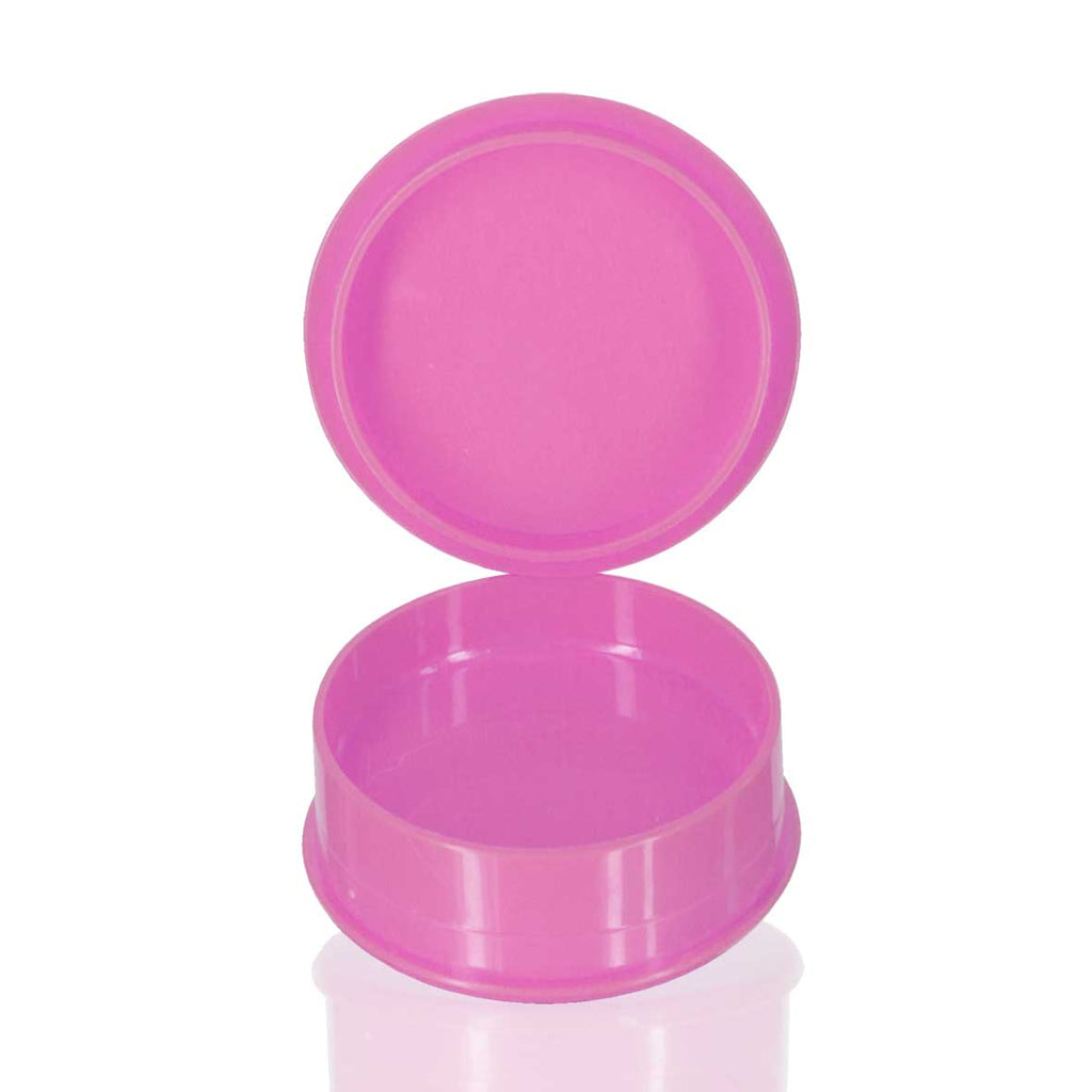 Plastic Herb Grinder Round - Pink shell